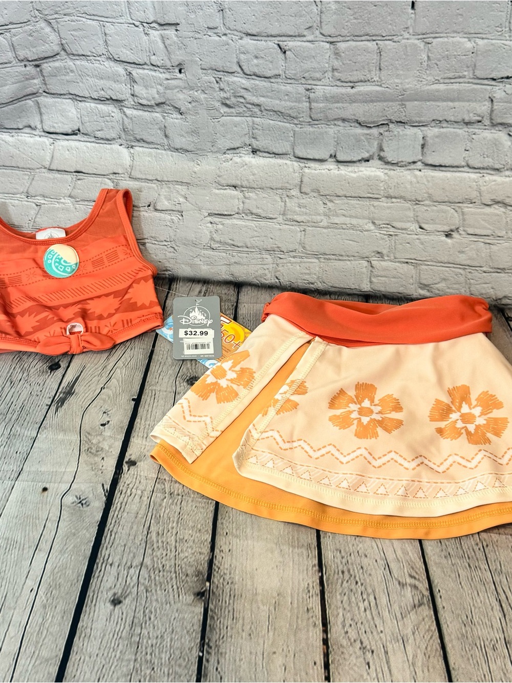 Disney Store Moana 2 Piece Swimsuit